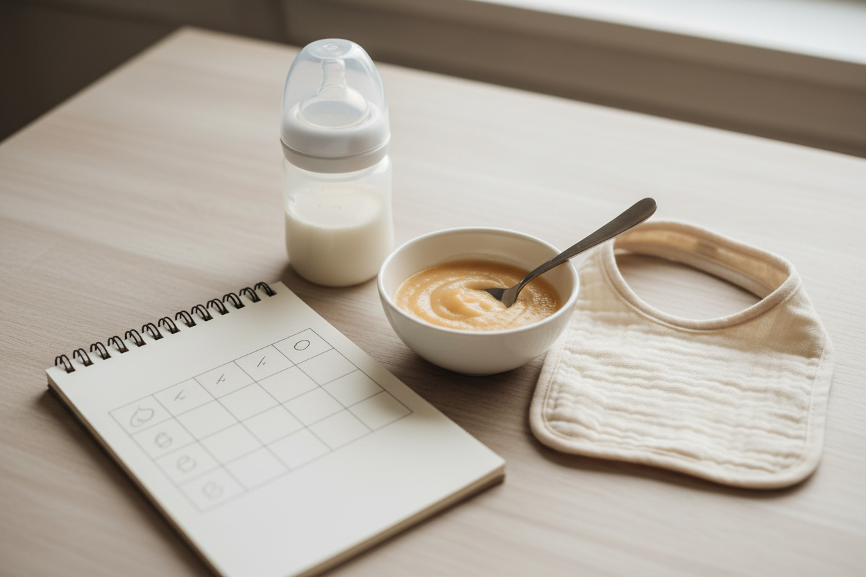 How to Combine Baby Formula and Solids Safely