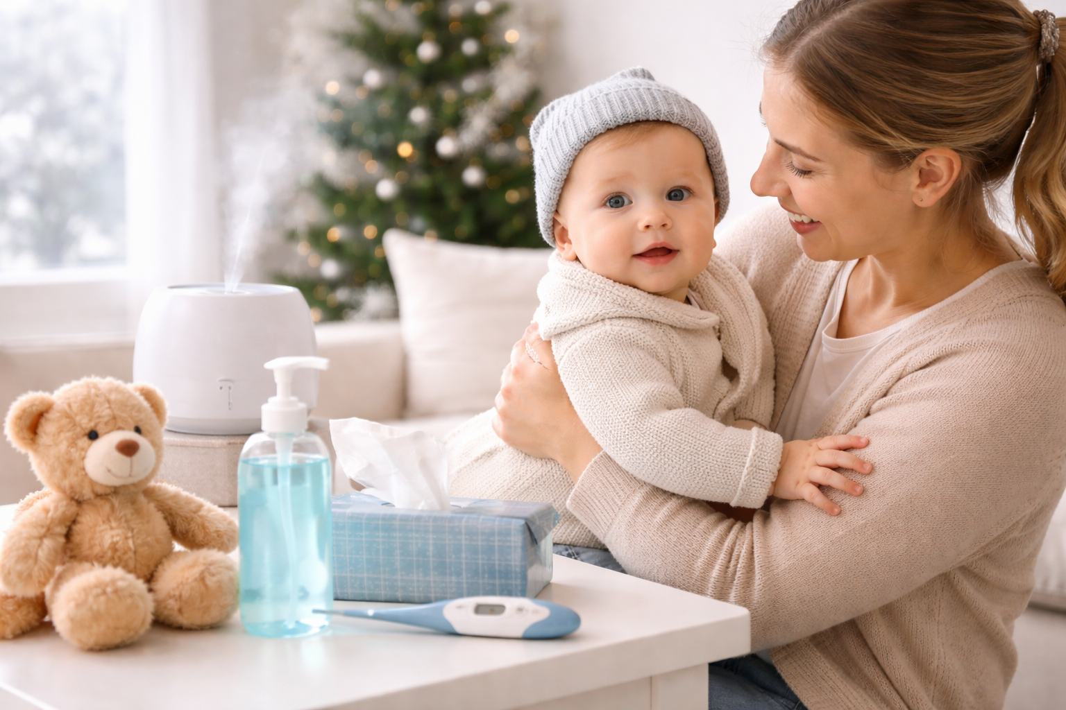 How to Avoid Winter Colds and Flu With a Baby