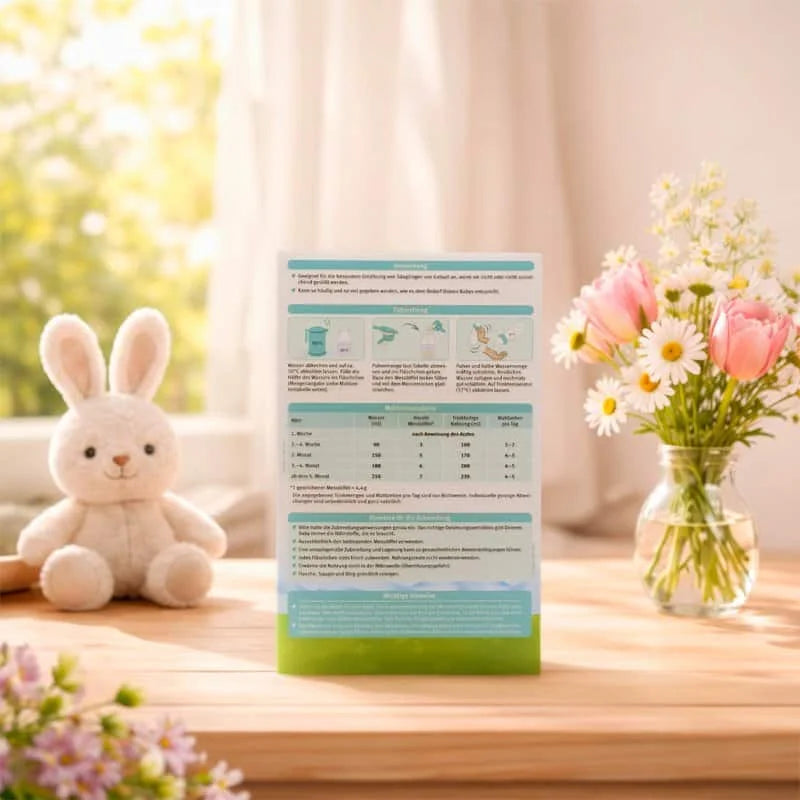 Holle Organic Cow Milk Formula PRE 400g Preparation and Feeding Guide