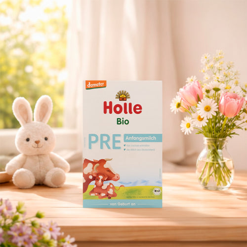 Holle Organic Cow Milk Formula PRE 400g Front of Box