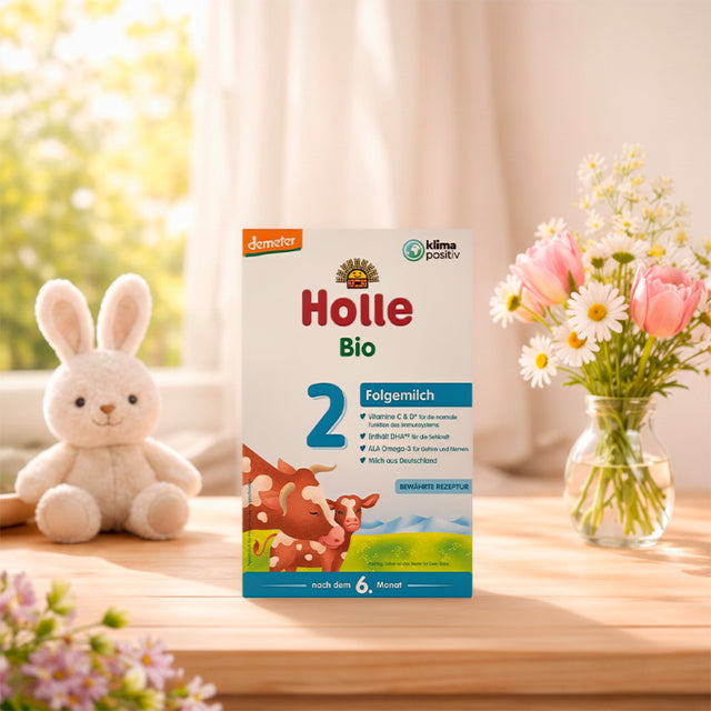 Holle Organic Cow Milk Formula Stage 2 600g Front of Box