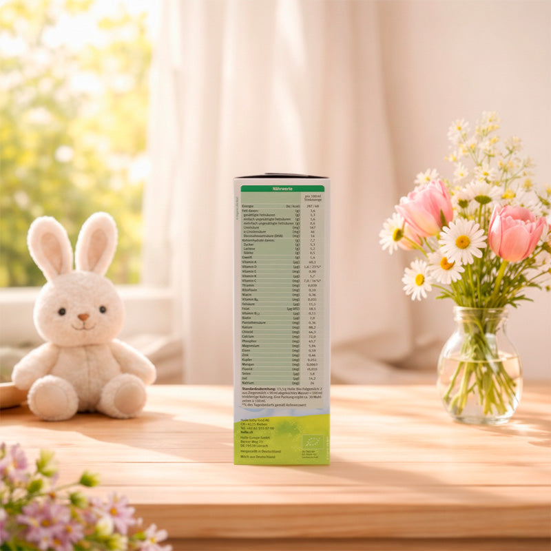 Holle Organic Goat Milk Formula Stage 2 400g Nutritional Information