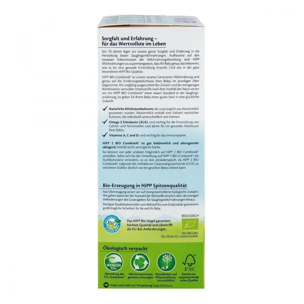 HiPP-Organic-Follow-On-Milk-Combiotik pack